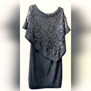 Enfocus Studio Caped Cocktail Dress, size 8